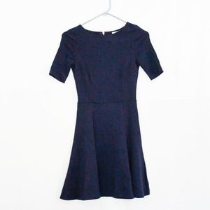 Classy navy a-line dress